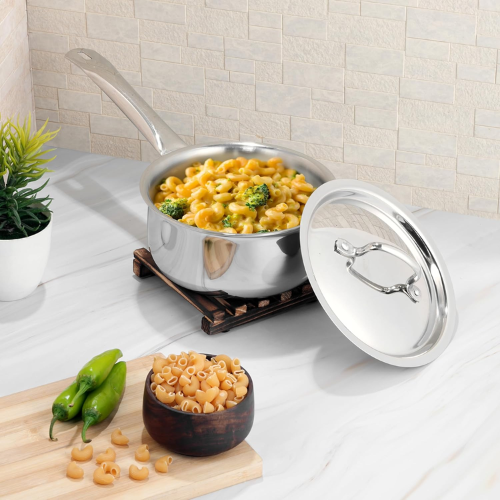 CACEROLA TRIPLE CON TAPA 20cm