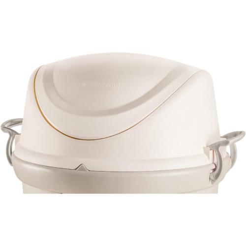 BASURERO 140lts CON TAPA BEIGE