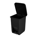 BASURERO CON PEDAL DE 15lts - NEGRO