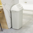 BASURERO 60lts TAPA VAIVEN BEIGE