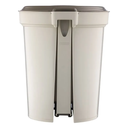 BASURERO CON PEDAL DE 6,6lts - BEIGE
