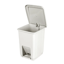 BASURERO CON PEDAL DE 7lts - BLANCO