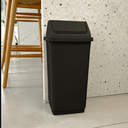 BASURERO CON TAPA VAIVEN DE 9lts - NEGRO