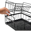 ESCURRIDOR DE PLATOS 2 NIVELES C/BANDEJA