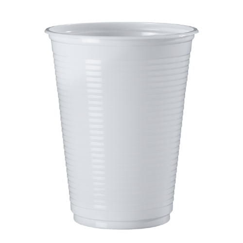 VASO DESCARTABLE DE 300ml BLANCO PP (100 UN)