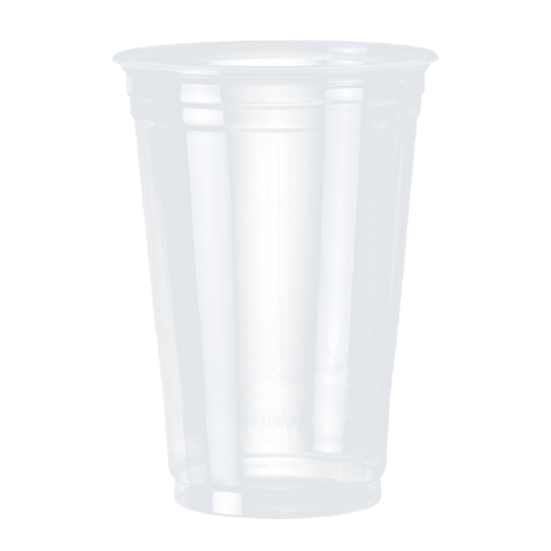 VASO DESCARTABLE DE 330ml TRANSPARENTE PP (50 UN)