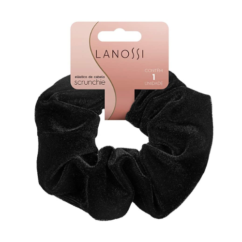 ELASTICO P/CABELLO TERCIOPELO NEGRA