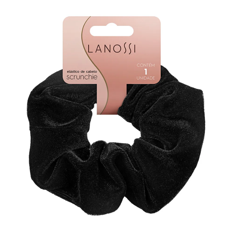ELASTICO P/CABELLO TERCIOPELO NEGRA