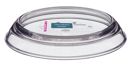 *JABONERA DE MESADA TRANSPARENTE