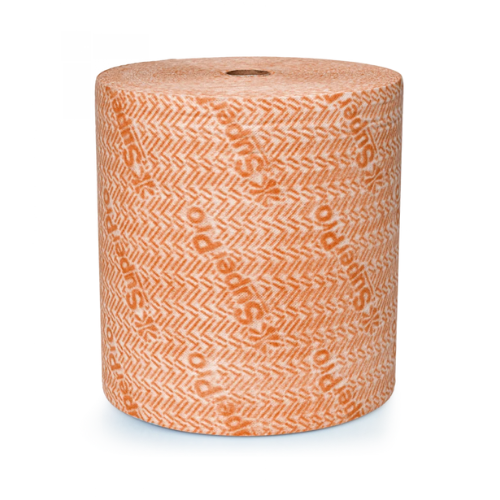 PAÑO TNT EN ROLLO DE 300m X 27m COLOR NARANJA