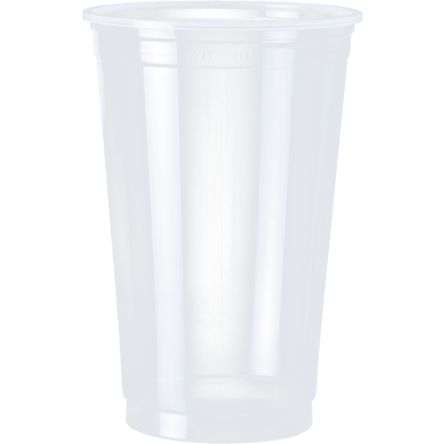 VASO BIO DE 770ml TRANSPARENTE PP (30 UN)