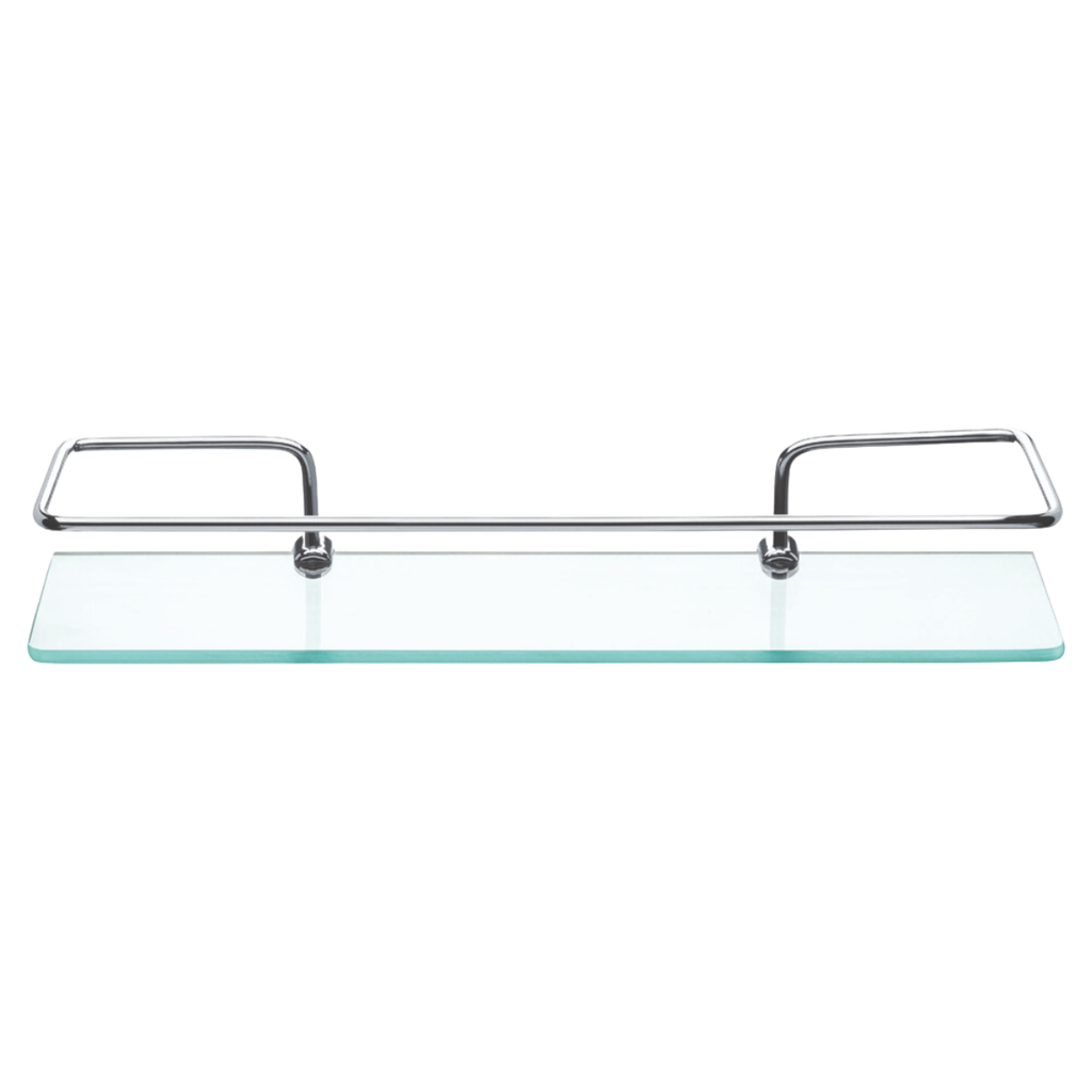 ESTANTE DE VIDRIO C/BASE 40X10CM