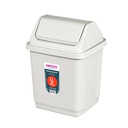 BASURERO CON TAPA VAIVEN DE 5lts - BEIGE