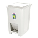 BASURERO CON PEDAL DE 15lts - BEIGE