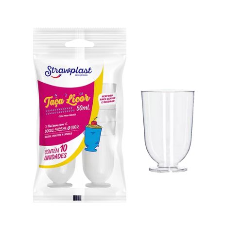 COPITA DEGUSTACION 50ml TRANSPARENTE PS PAQ. X 10 UNID