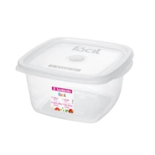 TAPER CUADRADO TRANSPARENTE  800ml