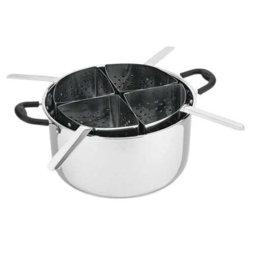 OLLA PARA PASTA CON COMPARTIMIENTOS