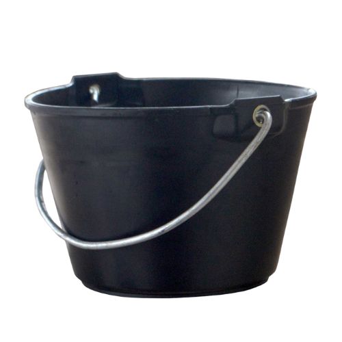 BALDE SUPER REFORZADO 10LTS. NEGRO