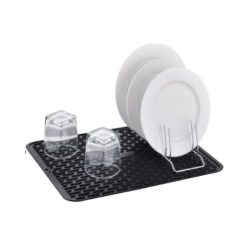 ESCURRIDOR DE PLATOS SILICONA Y  METAL