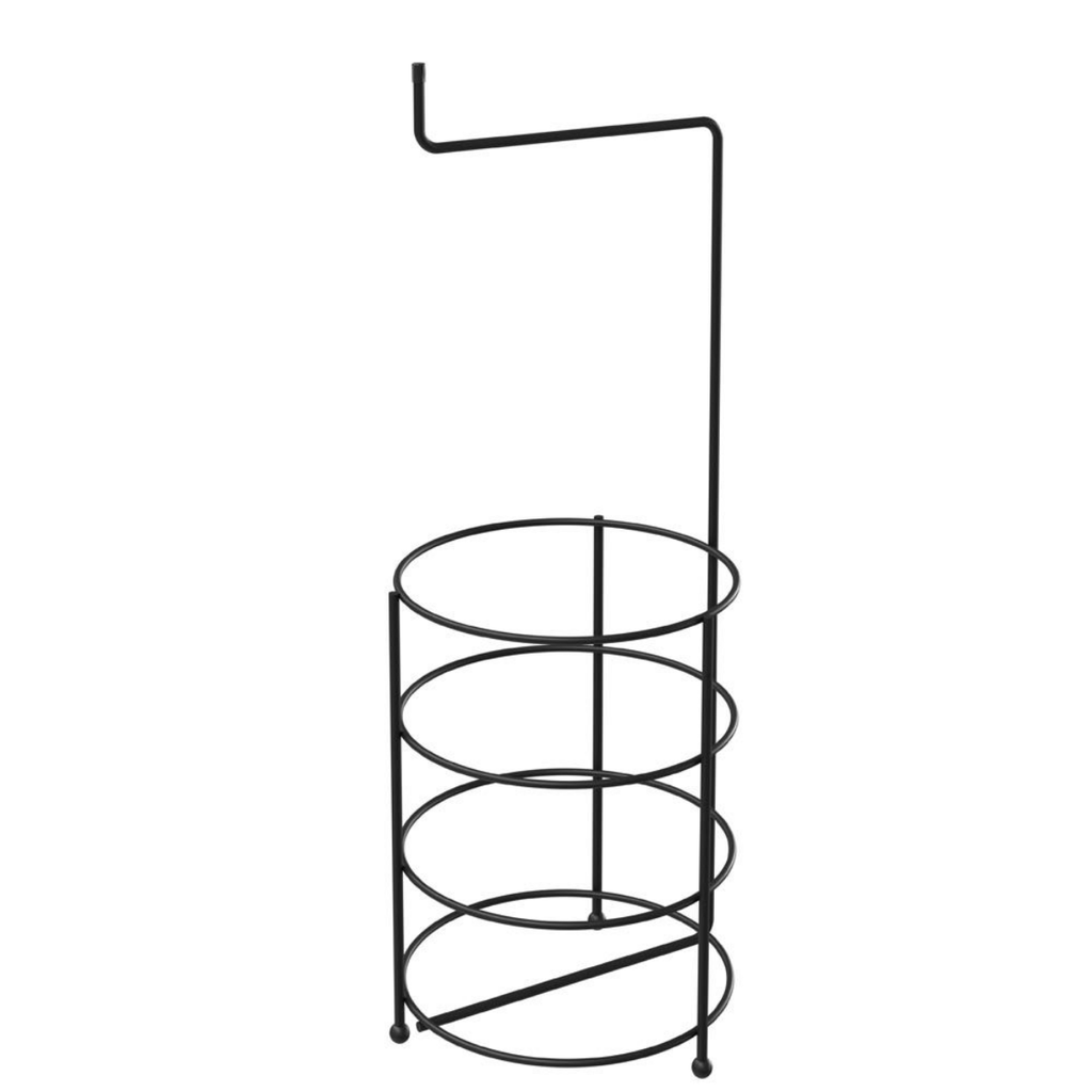 SOPORTE PARA PAPEL HIGIENICO - NEGRO