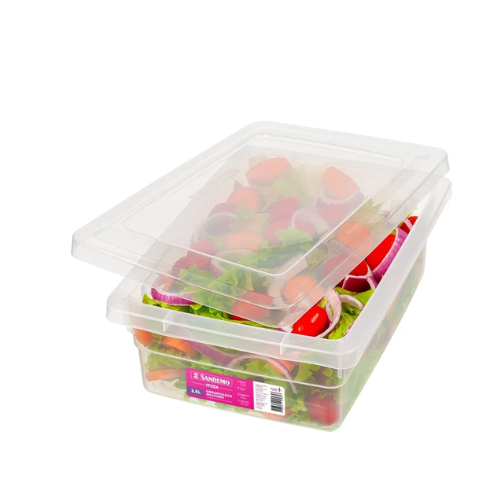 CAJA ORGANIZADORA TRANSPARENTE 2,5lts