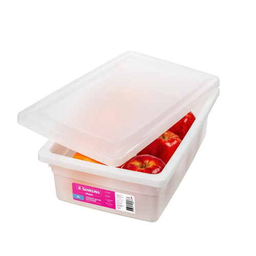 CAJA ORGANIZADORA BLANCA 5lts