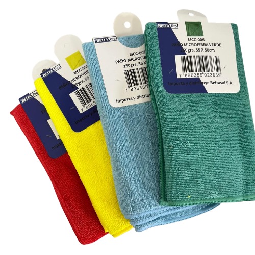 PAÑO MICROFIBRA 250g 55 X 50cm