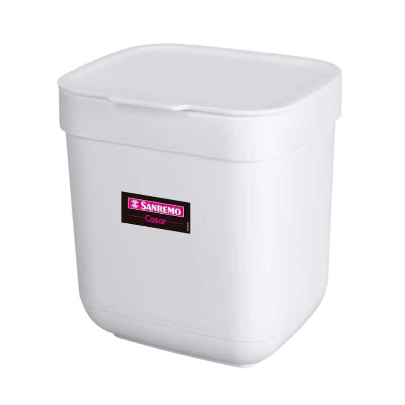 PAPELERA P/MESADA BLANCO