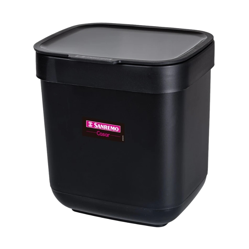 PAPELERA P/MESADA NEGRO
