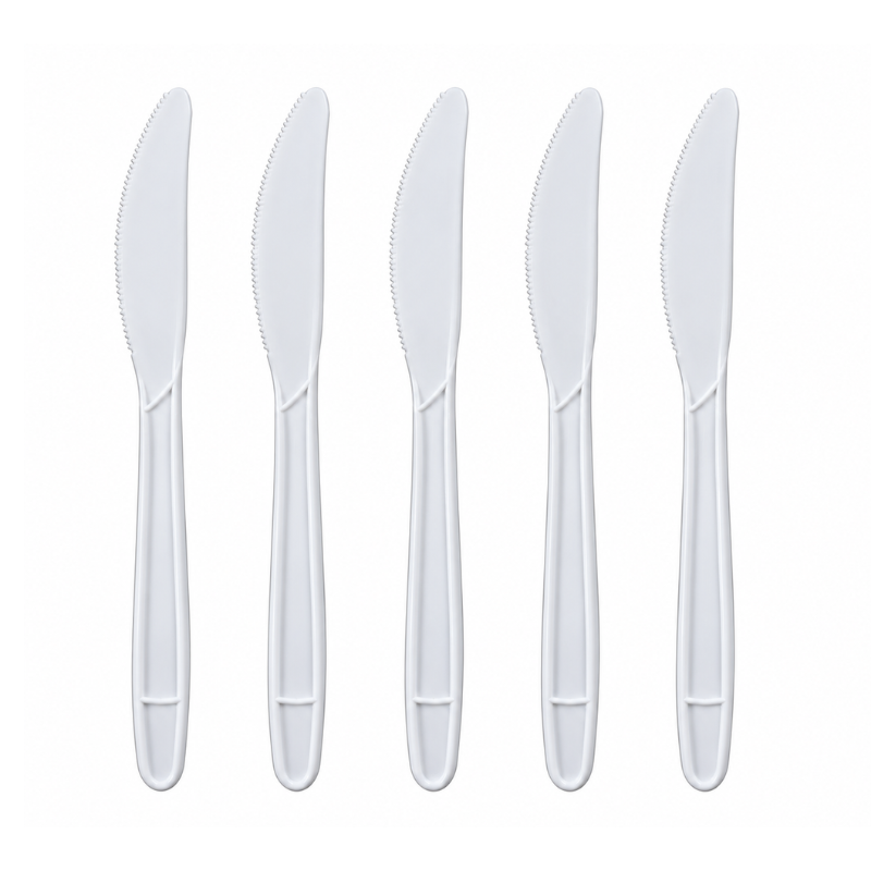 CUCHILLO BLANCO - 100 UNID.