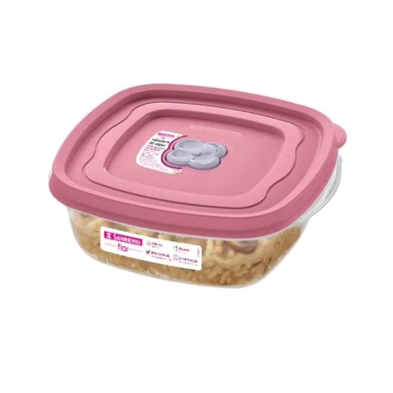 TAPER CUADRADO 920ML - ROSADO