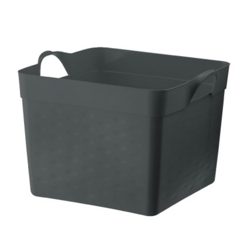 CESTO FLEXIBLE CUAD 22lts CONCRETO