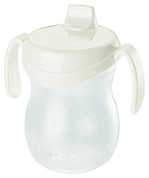 *VASO C/PICO Y ASA TAPA BEIGE 310ml
