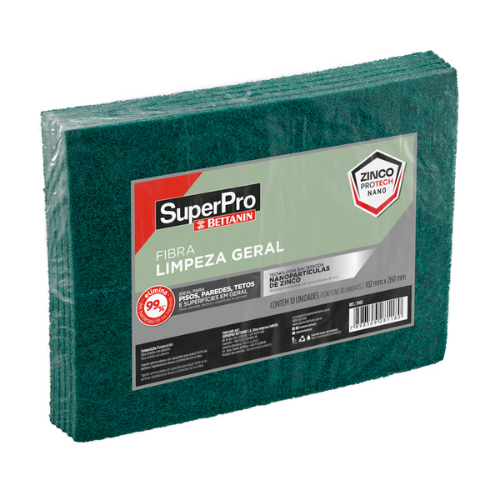FIBRA LIMPIEZA USO GRAL. 10x26cm 1UNID.