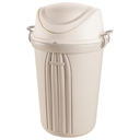 BASURERO CON TAPA VAIVÉN DE 140lts - BEIGE