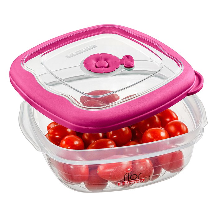 TAPER CUADRADO 920ML - ROSA