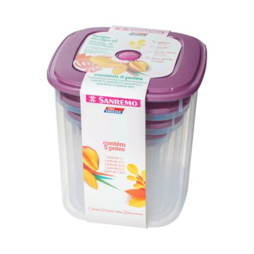 SET DE 5 TAPERS CUADRADOS ALTOS