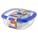 SET DE 3 TAPERS CUADRADOS - AZUL