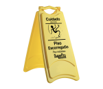 *PLACA SEÑALIZADORA "PISO RESBALADIZO"