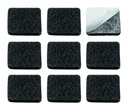 *FIELTRO ADHESIVO CUADRADO 25x25mm x9