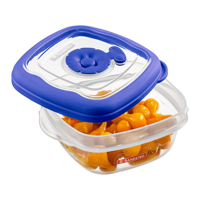 TAPER CUADRADO 280ML - AZUL