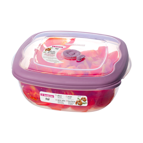 *TAPER CUADRADO 2700ML - VIOLETA