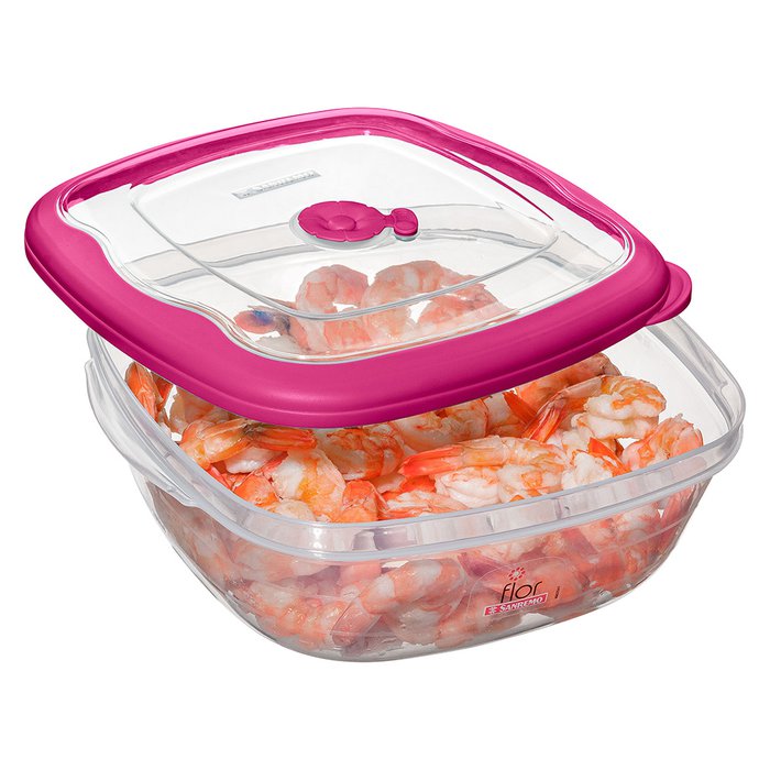 TAPER CUADRADO 2700ML - ROSA