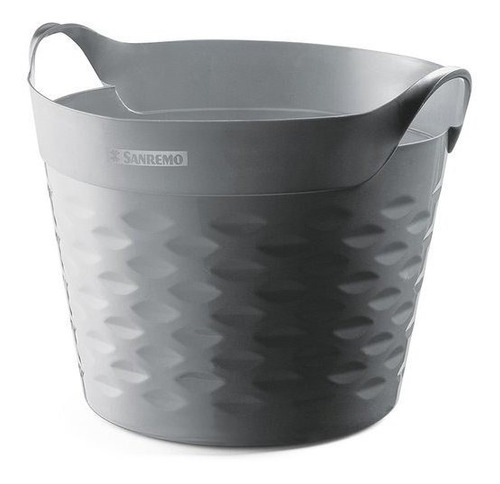 *CESTO FLEXIBLE RED 20lts GRIS