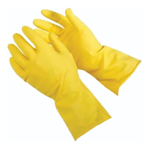 GUANTE LATEX MULTIUSO P AMARILLO