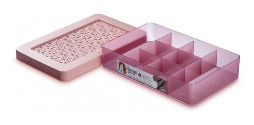 *CAJA CON DIVISIONES Y TAPA Med. ROSA HANA