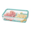 TAPER CON TRABA Y DIVISION de 1600ml - VERDE