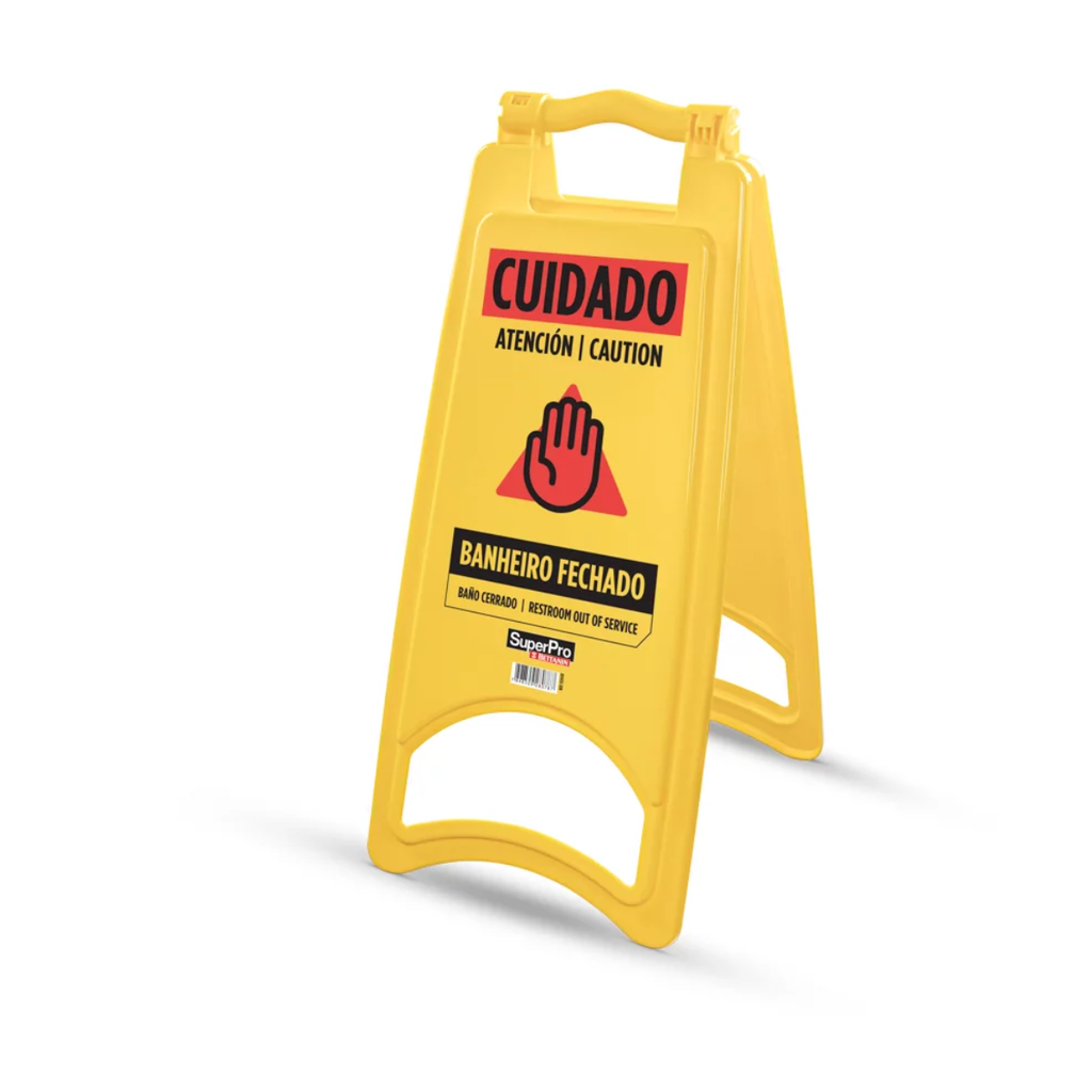 PLACA SEÑALIZADORA "BAÑO CERRADO"