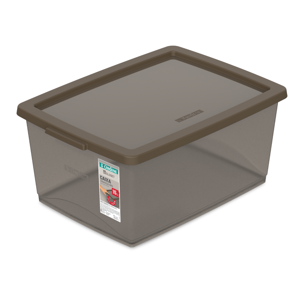 CAJA ORGANIZADORA DE 15 Lts OSCURA