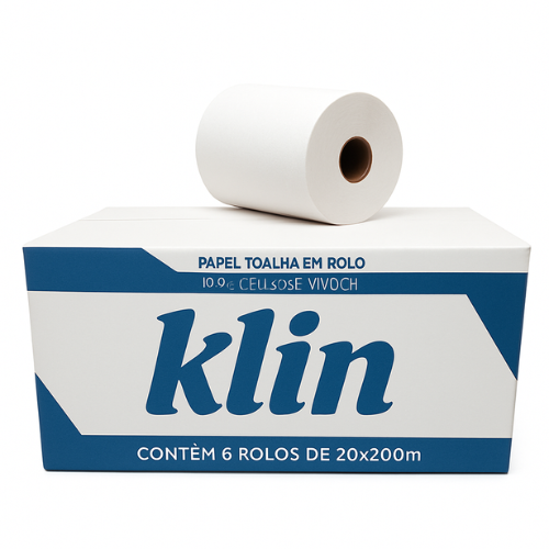 [PTR28X200] PAPEL TOALLA ROLLO  KLIN 20x200m /6 28gr.